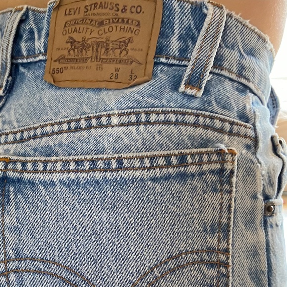 VINTAGE LEVIS 550 STUDENT • 28/32 - Picture 8 of 14